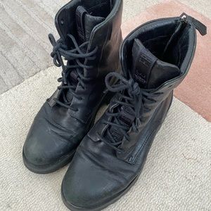 Frye combat boots